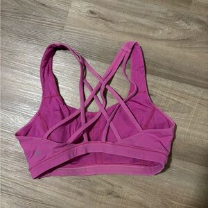 lululemon women’s sports bra size 8 color pink